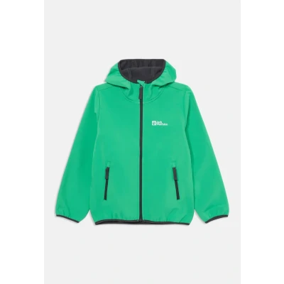 Abbildung von Jack Wolfskin FOUR Winds Jacket KIDS Unisex Softshelljacke für Kinder, Größe: 116, Mystic green