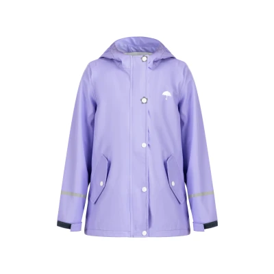 Abbildung von Schmuddelwedda Regenjacke / wasserabweisende Jacke für Kinder, Größe: 122, Flieder