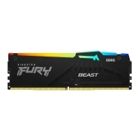 Abbildung von Kingston FURY Beast Schwarz RGB 128GB (2x64GB) 5600MT/s DDR5 CL36 DIMM Desktop Gaming Speicher Kit mit 2 AMD EXPO/ Intel XMP KF556C36BBEAK2 128