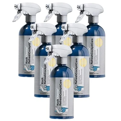 Abbildung von Koch Chemie 6X Refresh Cockpit Care Cockpitpflege Tiefenpfleger seidenmatt 500ml
