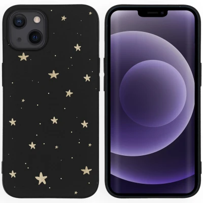 Abbildung von Apple iPhone 13 Hülle Silikon iMoshion Soft Case/Backcover Handyhülle Schwarz
