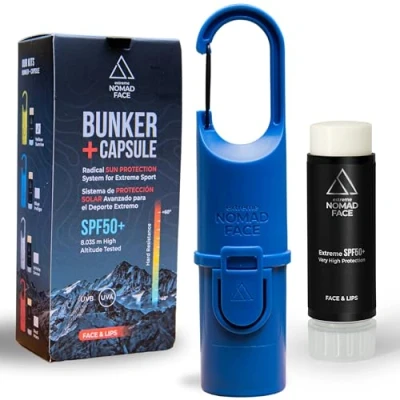 Abbildung von NOMAD FACE Sonnenschutz für Extremsport, LSF 50+ [Blue Indigo]