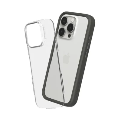 Abbildung von RhinoShield Modulare Case kompatibel mit [iPhone 16 Pro Max] Mod NX Anpassbare &amp; stoßdämpfende Schutzhülle im schlanken Design 3.5 Meter Fallschutz Graphite