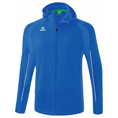 Abbildung von Erima Unisex Kinder Liga Star Trainingsjacke mit Kapuze, new royal/weiß, 116