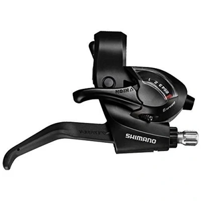 Abbildung von Schalt /Bremshebel (für Rechts) 6 Fach Shimano ST EF41 Schwarz