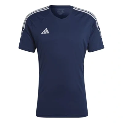 Abbildung von adidas Performance TIRO 23 Sport Tshirt, Herren, Größe: Large, Navy blue/white