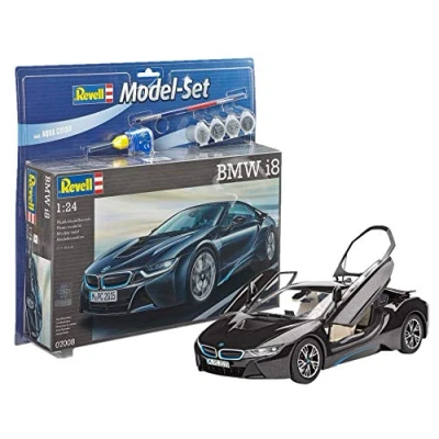 Abbildung von Revell® Modellbausatz Model Set BMW i8, Maßstab 1:24, Made in Europe