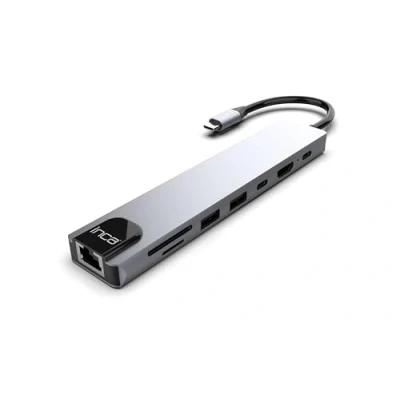 Abbildung von inca ITPC 7T Typ C Hub X8 Combo Konverter + Multiplexer Aluminiumgehäuse