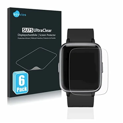 Abbildung von Savvies 6 Stück Schutzfolie für Letsfit Fitness Tracker 1.3&quot; Displayschutz Folie Ultra Transparent