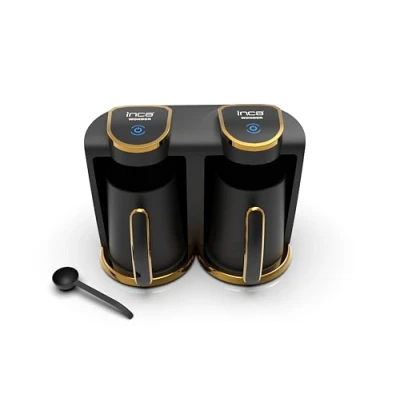 Abbildung von Turkische Kaffeemaschine Duo Wonder Serie IKM 02 Mokka Maschine 800W schwarz