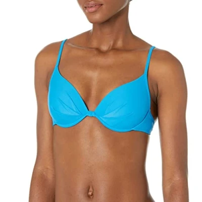 Abbildung von Body Glove Damen Smoothies Greta, Push Up Bikinioberteil mit Bügeln, einfarbig Bikini, Küsten, Medium