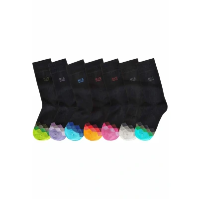 Abbildung von H.I.S 7 PACK Socken, Damen, Größe: 39, Schwarz