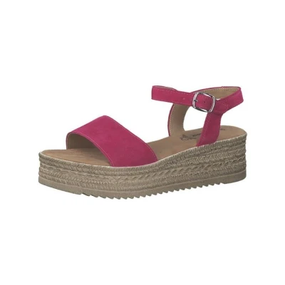 Abbildung von s.Oliver Plateausandalette, Damen, Größe: 40, Fuchsia Schuhe