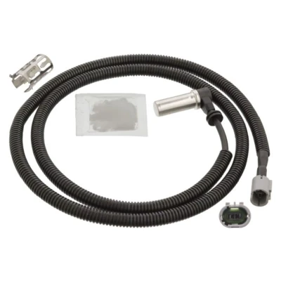 Abbildung von FEBI BILSTEIN 106406 ABS Sensor Vorderachse links, rechts mit Hülse, Fett 1800 1330 RENAULT TRUCKS: Magnum