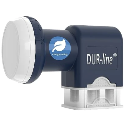 Abbildung von DUR line Blue ECO Quad Stromspar LNB 4 Teilnehmer Premium Qualit Universal
