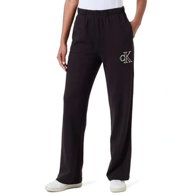 Abbildung von Calvin Klein Jeans Diffused Jogginghose, Damen, Größe: XL, Black