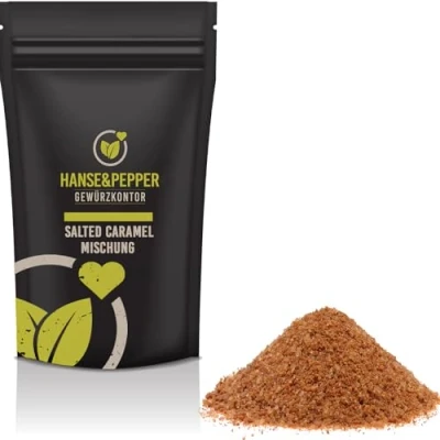 Abbildung von 1kg Salted Caramel Topping Mischung süß salzige Zuckermischung Gewürz Zucker