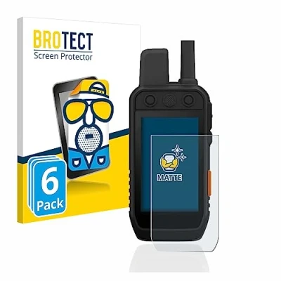 Abbildung von BROTECT Entspiegelungs Schutzfolie für Garmin Alpha 200 K (6 Stück) Matte Displayschutz Folie, Anti Reflex, Fingerprint