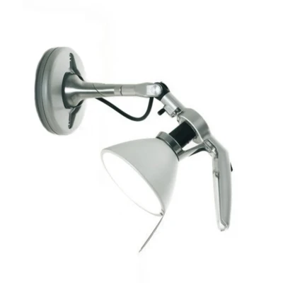 Abbildung von Luceplan Fortebraccio Wandspot Ø 11 cm, aluminium