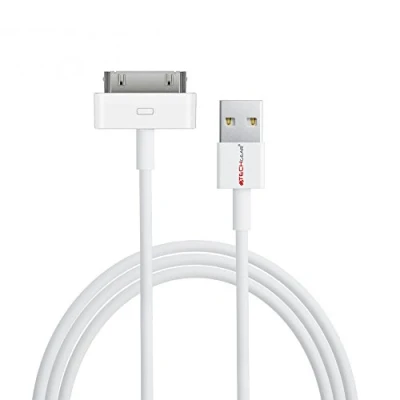 Abbildung von TECHGEAR Extra Lang 3 Meter USB Lade und Datensynchronisations Kabel für iPad, iPad 2 &amp; 3, Weiß
