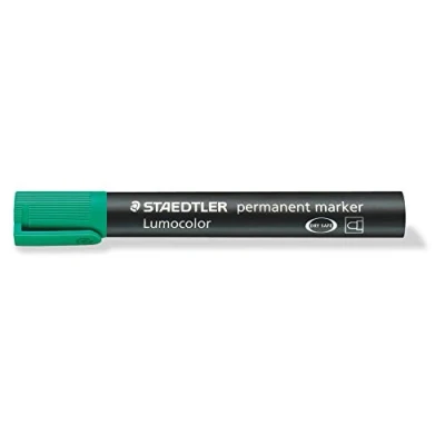 Abbildung von STAEDTLER 352 5 Lumocolor Marker permanent Rundspitze, 2 mm, 10 Stück, grün