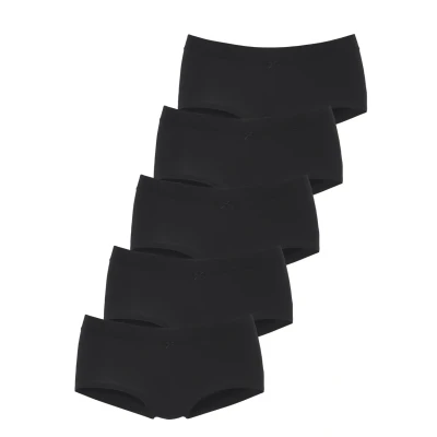 Abbildung von Vivance 5 PACK Panties, Damen, Größe: 36/38, Schwarz