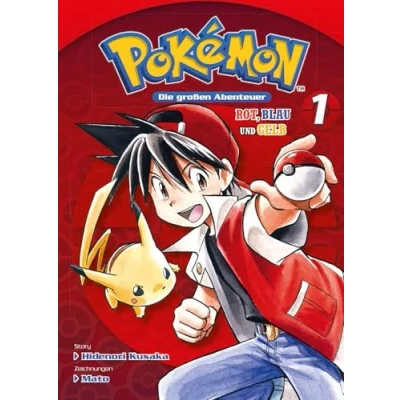 Abbildung von Pokémon Die großen Abenteuer: Rot, Blau und Gelb 01: Extradicke Sammelbandedition zum kleinen Preis