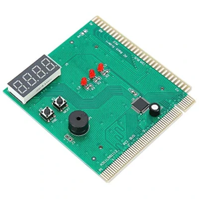 Abbildung von PC Motherboard Diagnosekarte, 4 stellige Karte Computer Analysator Post Tester für PCI &amp; ISA