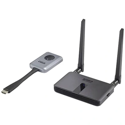 Abbildung von SpeaKa Professional SP WTR 400 HDMI Funkübertragung (Set) 30 m 2.4 GHz, 5 GHz 1920 x 1080 Pixel Sichere