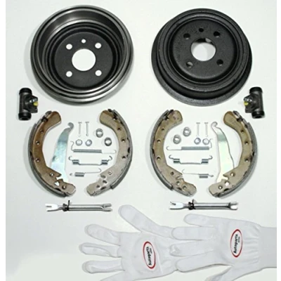 Abbildung von Autoparts Online Set 60015972 Bremstrommeln Bremsen Bremsbacken Zubehör Radzylinder Nachsteller für hinten die Hinterachse