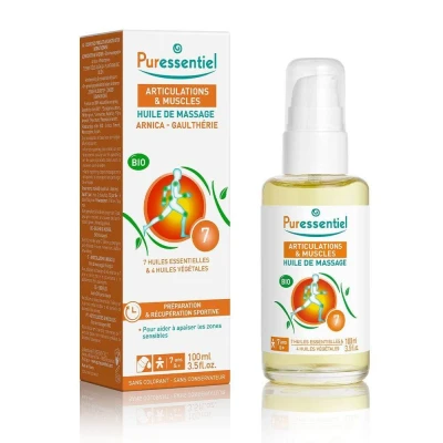 Abbildung von Puressentiel Massageöl für Gelenke und Muskeln Bio Arnika Gaultheria 100ml
