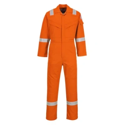 Abbildung von Portwest FR21 Leichter Anti Statik Flammenresistenter Overall 210g Orange, XXL