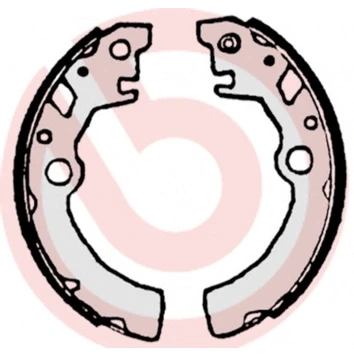 Abbildung von BREMBO S 79 519 Bremsbacken 180 26 SUZUKI: Wagon R+ II Schrägheck, R III I Schrägheck