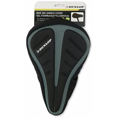 Abbildung von DUNLOP Sport Abdeckung für Fahrradsattel Satteldecke mit Gel Schwarz