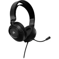 Abbildung von Corsair HS35 Stereo Leichtgewicht Multiplatform Wired Gaming Headset Abnehmbares Unidirektionales Mikrofon Neodym Treiber PC, PS5, PS4, Xbox, Nintendo Switch, Mobile Carbon