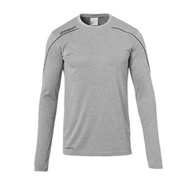 Abbildung von uhlsport Herren Stream 22 Langarm Trikot, Dark grau Melange/Schwarz, XL