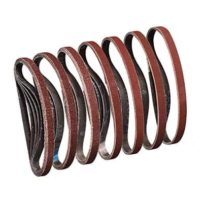 Abbildung von Sruhrak Schleifband 13 x 457 mm,Schleifband Set je 5 Korn 40/60/80/120/180/240/320 für Bandschleifer Schleifmaschine,Am besten Holz und Farbe(35 Stück)