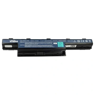 Abbildung von vhbw Akku 6600mAh Ersatz für AS10D31, AS10D51, AS10D41, AS10D61, AS10D71 kompatibel mit ACER TravelMate 4740, 5740, 5742, 7740 Laptop Notebook Li Ion, 11.1V, schwarz