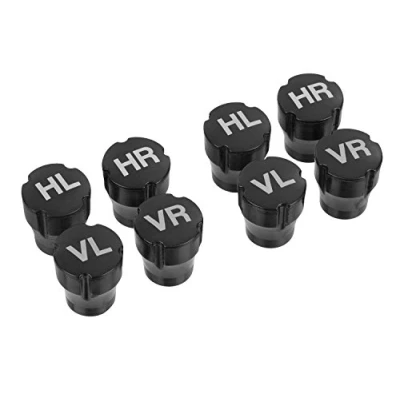 Abbildung von Kummert Business 8 teiliges Radmerkerset Reifenmarkierer Radmarkierer Ventilkappen Set
