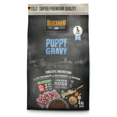 Abbildung von BELCANDO Puppy Gravy [4 kg] Welpenfutter Trockenfutter für Welpen Alleinfuttermittel bis 4 Monate