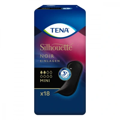 Abbildung von Tena Silhouette Einlagen mini noir
