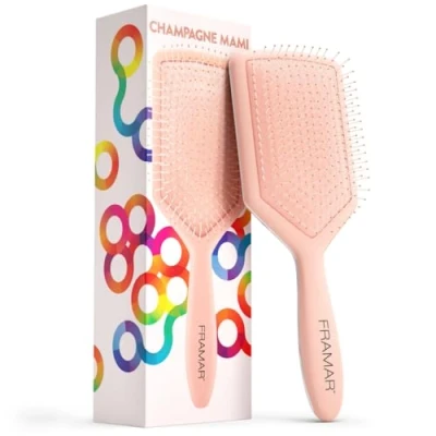 Abbildung von FRAMAR Sekt Haarbürste Ohne Ziepen Haarbürsten Für Langes Haar, Damen, Wet Hair Brush, Entwirrbürste Lange Haare, Detangler Bürste, Locken Bürste Paddelbürste, Paddle Brush