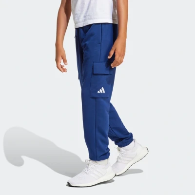 Abbildung von adidas Unisex Kinder Essentials Cargo Pants Hose, Dark Blue/White,
