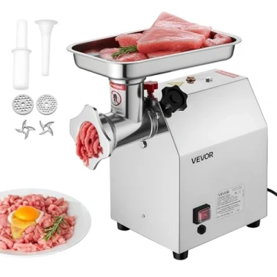 Abbildung von VEVOR Kommerzieller Elektrischer Fleischwolf 2,49kg/Min Wurstmaschine Küche