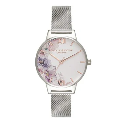 Abbildung von Olivia Burton Analog Quarzuhr für Damen mit Edelstahlarmband OB16PP37