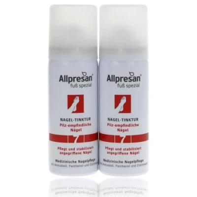 Abbildung von Allpresan Fuß spezial Nr. 7 Nageltinktur für Pilz empfindliche Nägel Zur therapiebegleitenden Pflege bei Nagelpilz 125 ml (2)