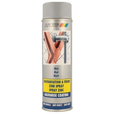 Abbildung von MOTIP 07301 Zinkspray 500ml Kompakt grau metallic 400 ml
