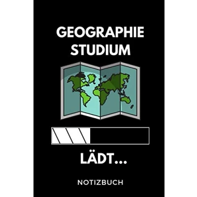 Abbildung von GEOGRAPHIE Studium LÄDT... NOTIZBUCH: A5 Geschenkbuch KARIERT zum dualen Notizbuch für duale Studenten witziger Spruch Abitur Studienbeginn Erstes Semester Pruefung Geburtstag