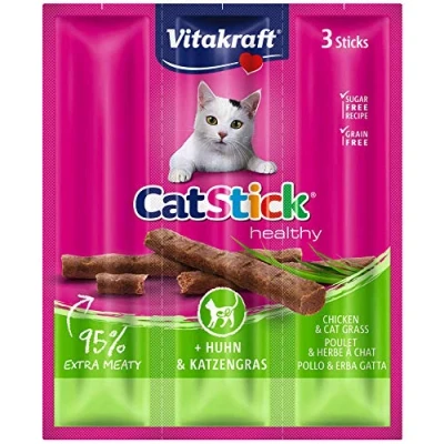 Abbildung von Vitakraft Cat Stick Mini 3 Stck Katzensnack Huhn...