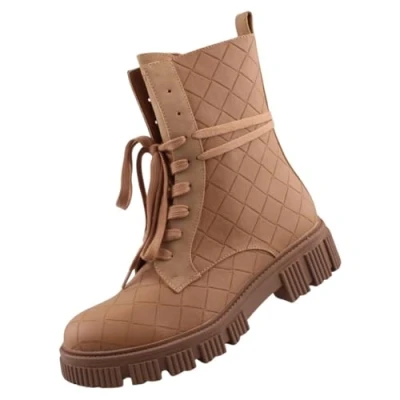Abbildung von Dockers by Gerli Schnürstiefelette, Damen, Größe: 38, Braun Schuhe